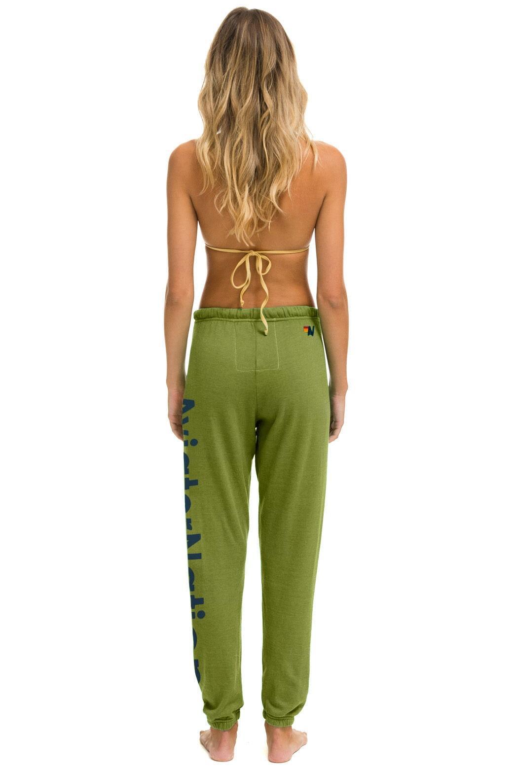 AVIATOR NATION MIAMI SWEATPANTS - KELLY GREEN Female Product Image