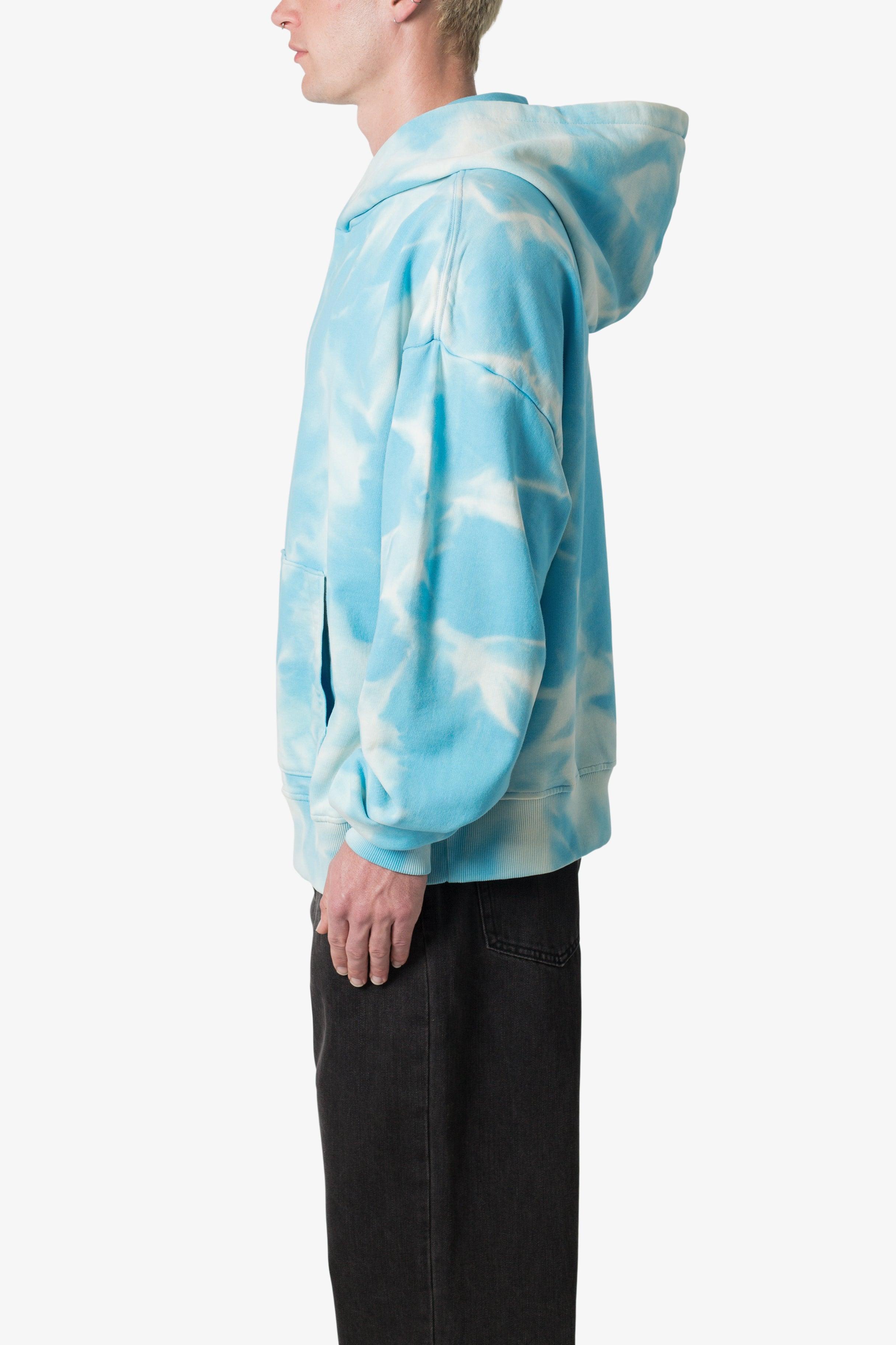 Water Wash Hoodie - Blue Product Image