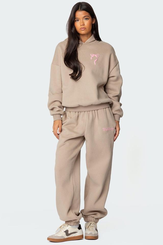 Sasha Bow Detail Sweatpants Product Image