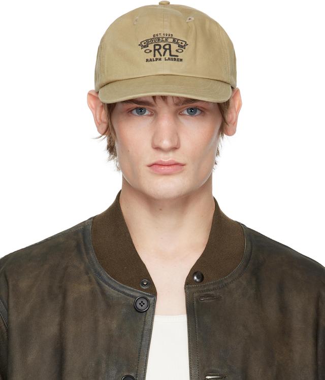 Khaki 'RRL' Ranch Logo Twill Ball Cap Product Image