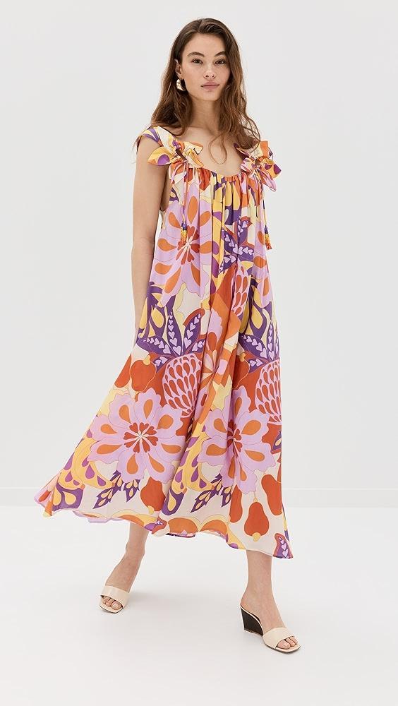 FARM Rio Lee Floral Sleeveless Maxi Dress | Shopbop Product Image