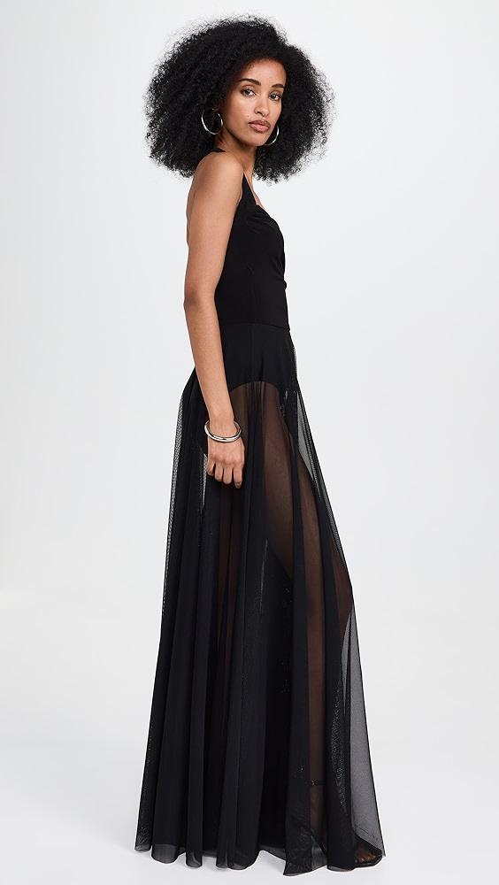 Norma Kamali Cayla Flared Gown | Shopbop Product Image