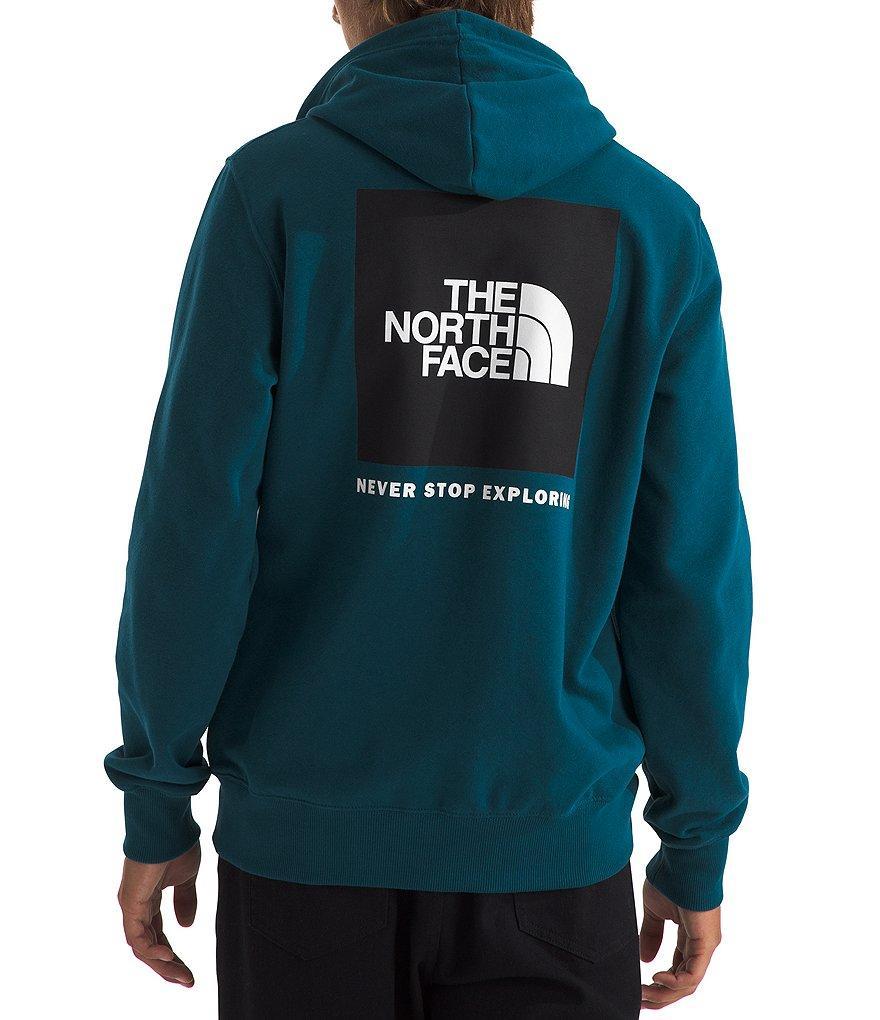 The North Face Long Sleeve Box Graphic NSE Heathered Hoodie Product Image