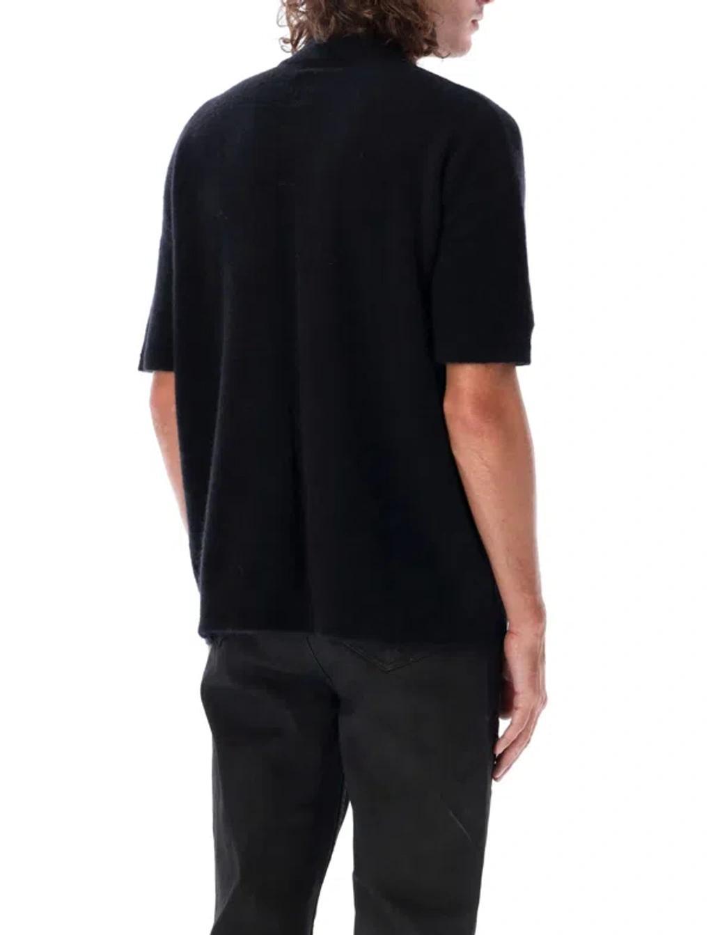 RICK OWENS Organic-cotton T-shirt In Black Product Image