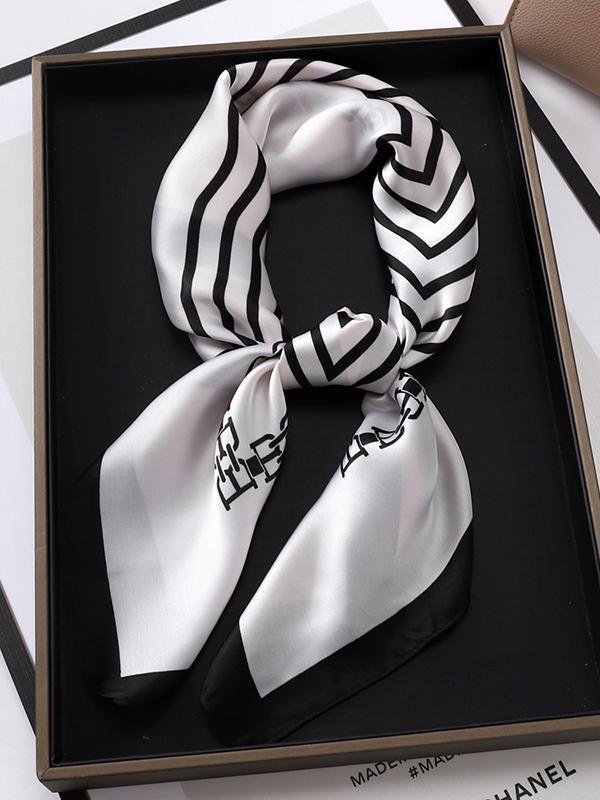 Printed Striped Scarf Product Image