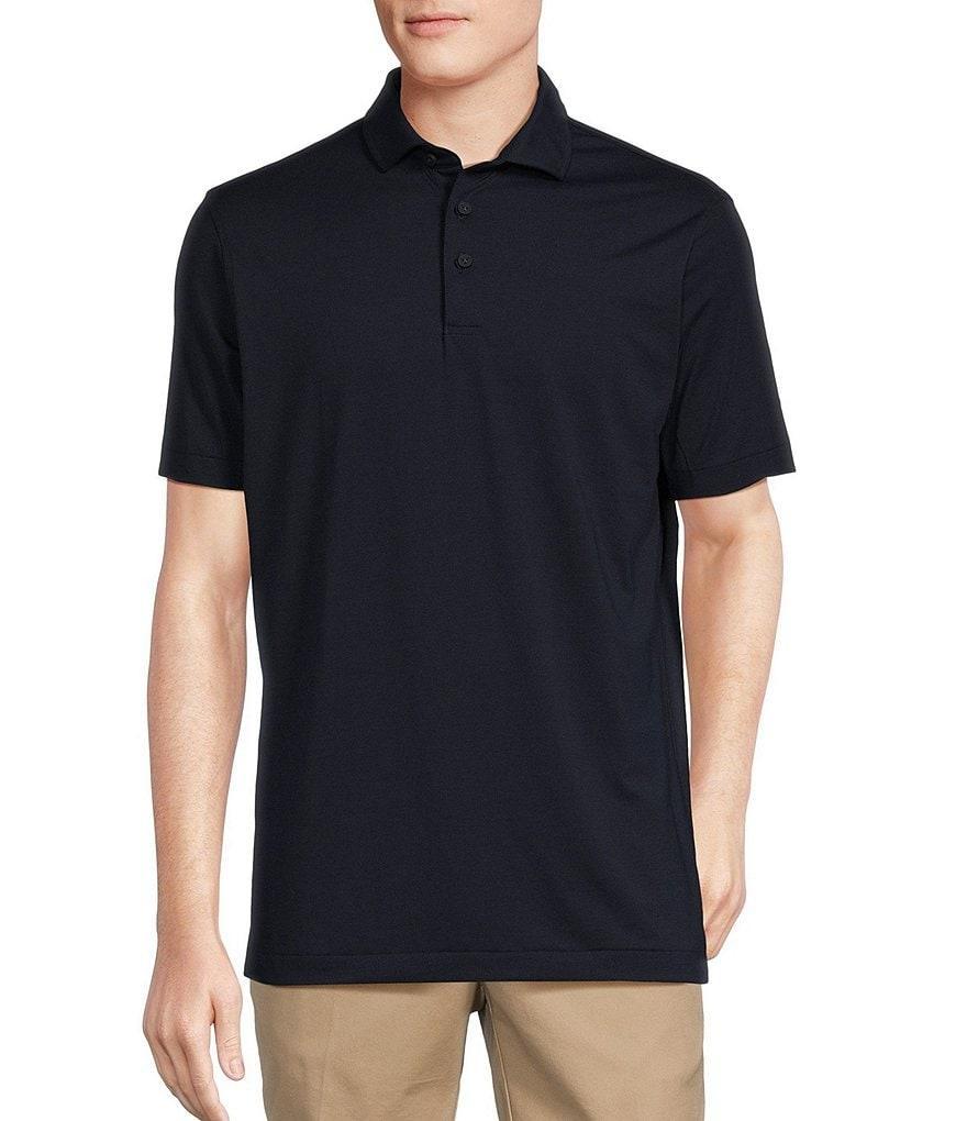 Cremieux Blue Label Lightweight Pique Jersey Short Sleeve Polo Shirt Product Image