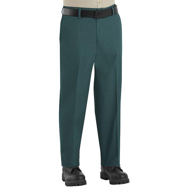 Mens Red Kap Elastic-Insert Work Pants Green Green Product Image