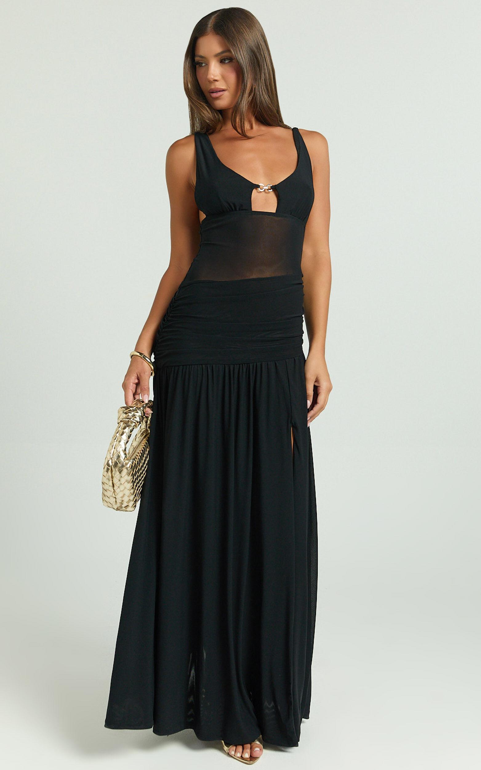 Runaway The Label - Denver Maxi Dress in Black Product Image