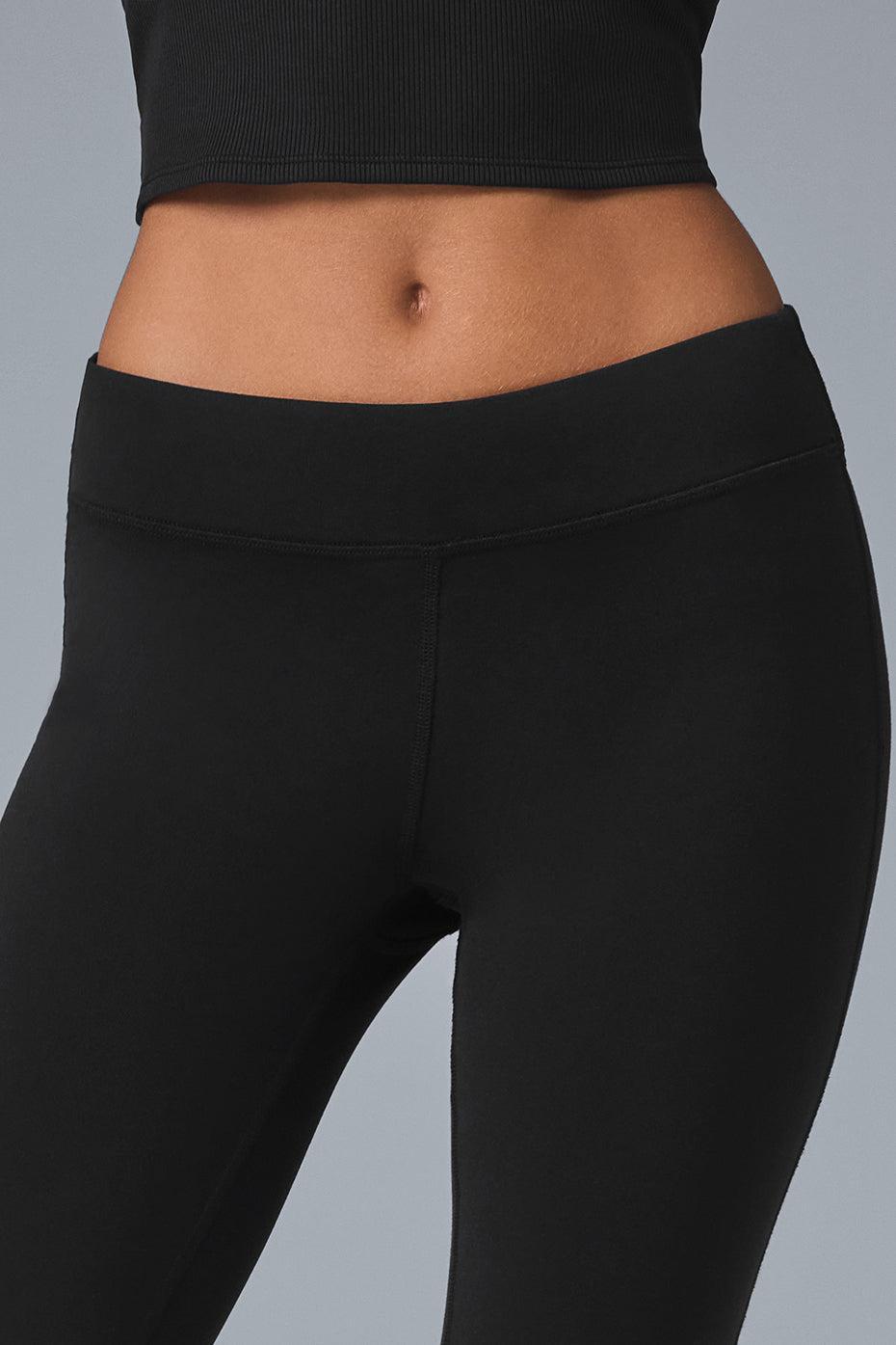 Airbrush Low-Rise Bootcut Legging - Black Female Product Image