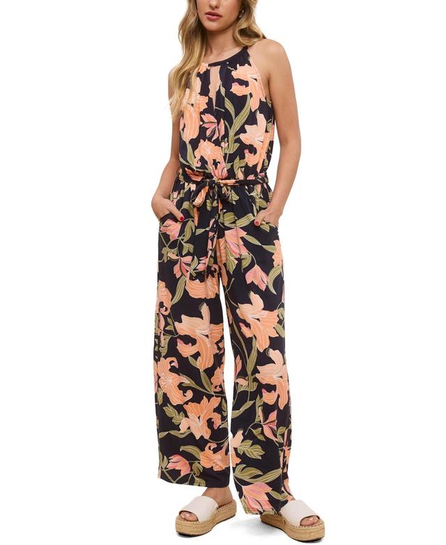 John Paul Richard Womens Printed Matte Jersey Jumpsuit Product Image