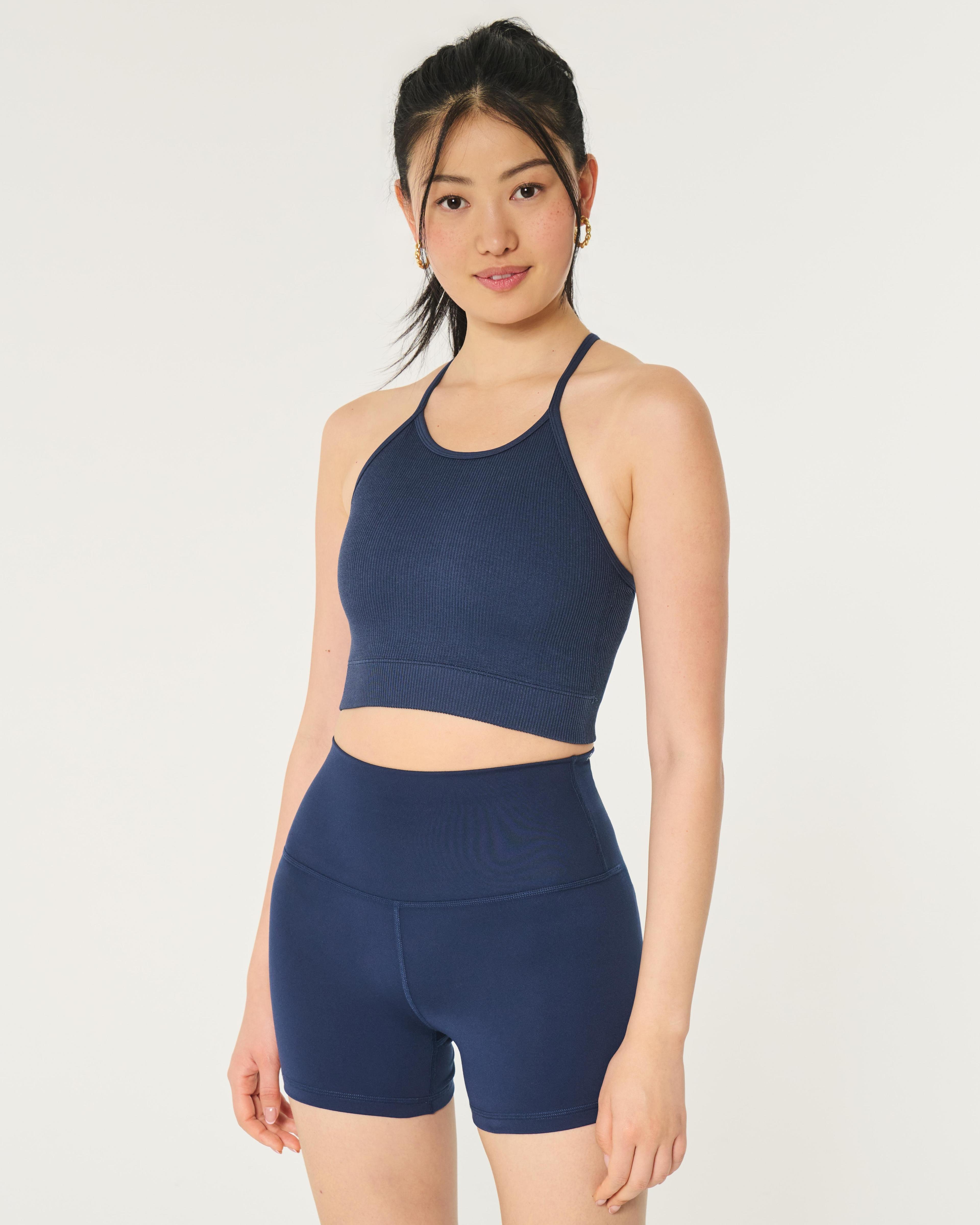 Gilly Hicks Active Ribbed Seamless Fabric High-Neck Tank Product Image