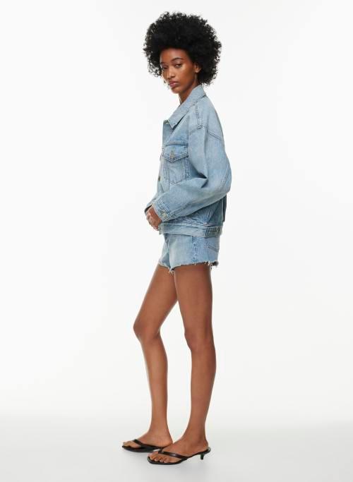 the 90s vintage cut-off denim short Product Image