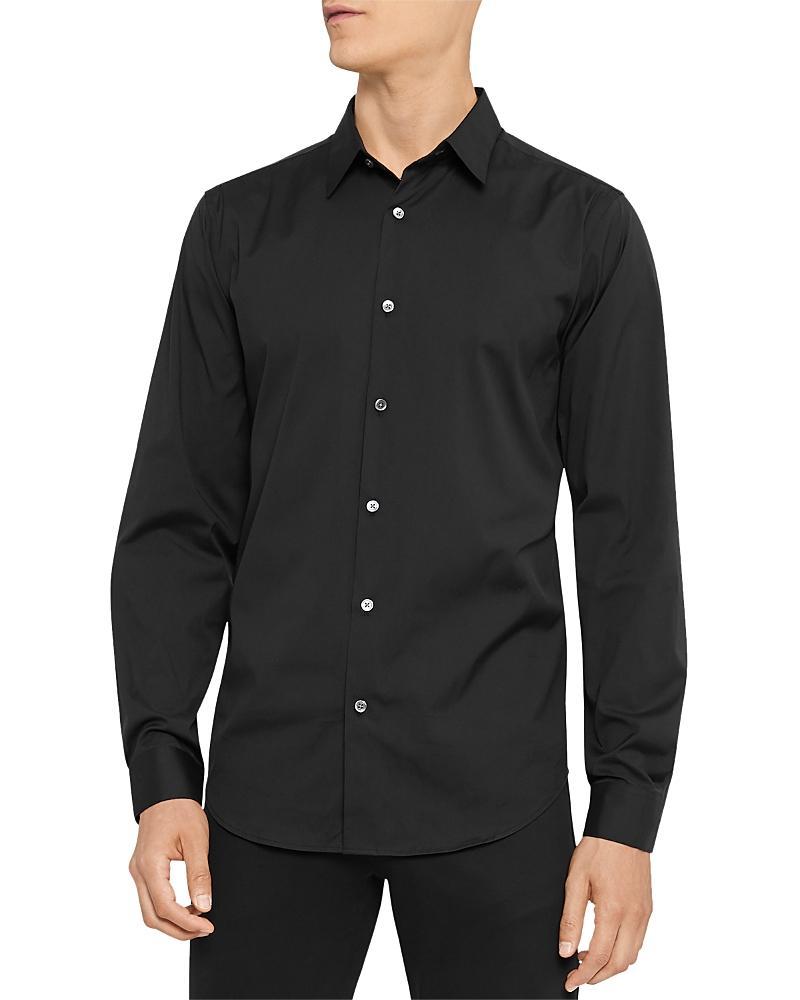 Mens Sylvain Wealth Poplin Long-Sleeve Shirt Product Image