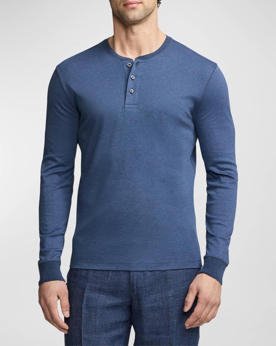 Mens Interlock Henley Shirt product image