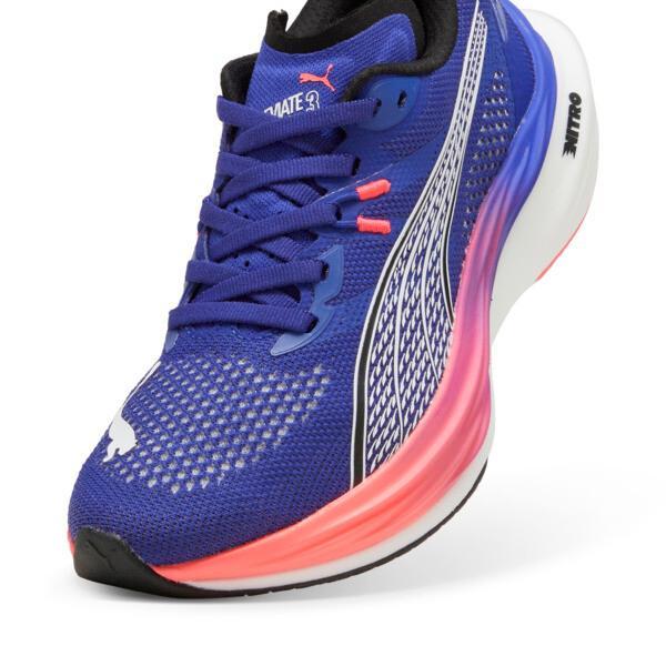 PUMA Deviate NITROâ¢ 3 Women's Running Shoes in Lapis Lazuli/Sunset Glow Product Image