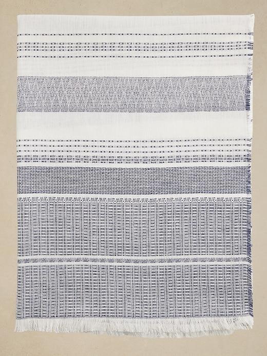 Textured Cotton-Linen Scarf Product Image