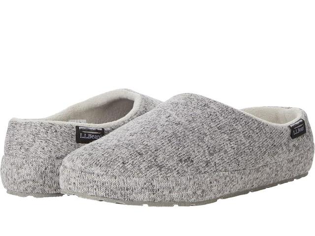 L.L.Bean Sweater Fleece Slipper Scuff II Heather) Women's Shoes Product Image