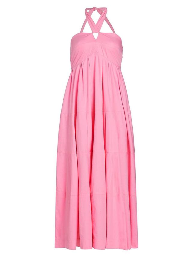 Womens Tipping Point Halter Midi-Dress Product Image