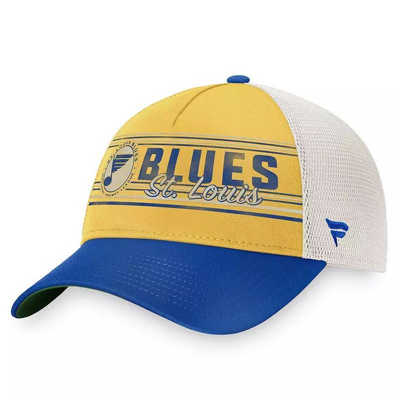 Mens Fanatics Branded /Royal St. Louis Blues True Classic Retro Trucker Snapback Hat Product Image