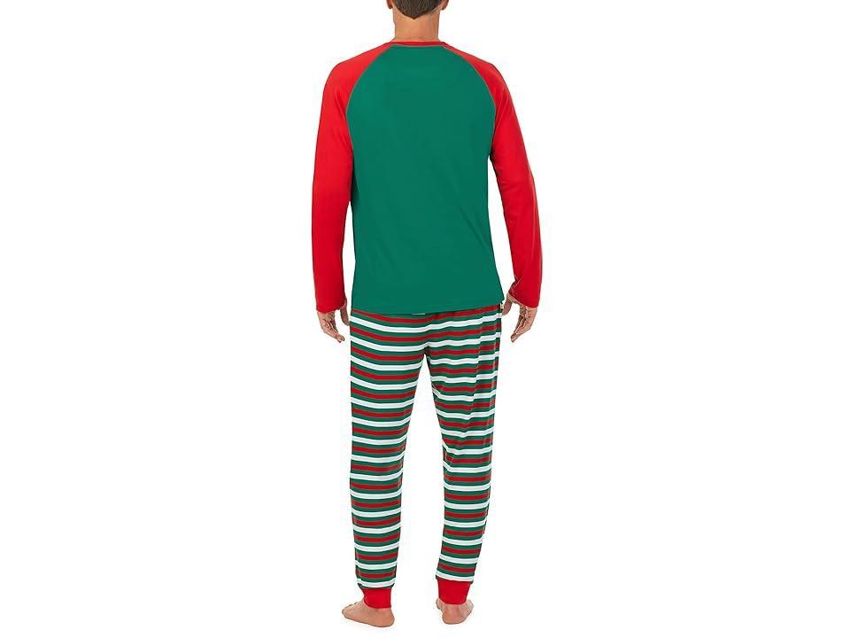 Pajamarama Elf Long PJ Set (Holiday Stripe) Men's Pajama Sets Product Image