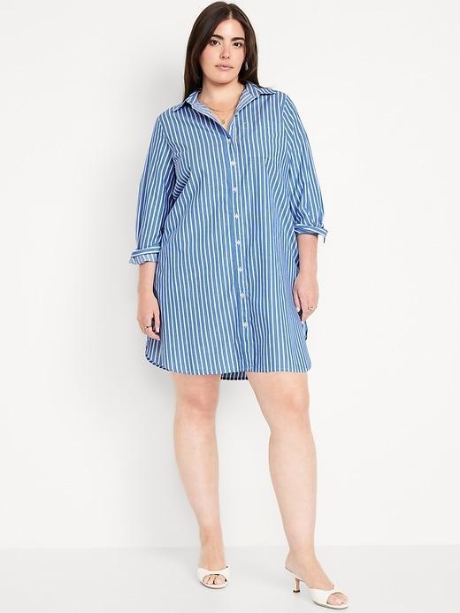 Jean Mini Shirt Dress Product Image