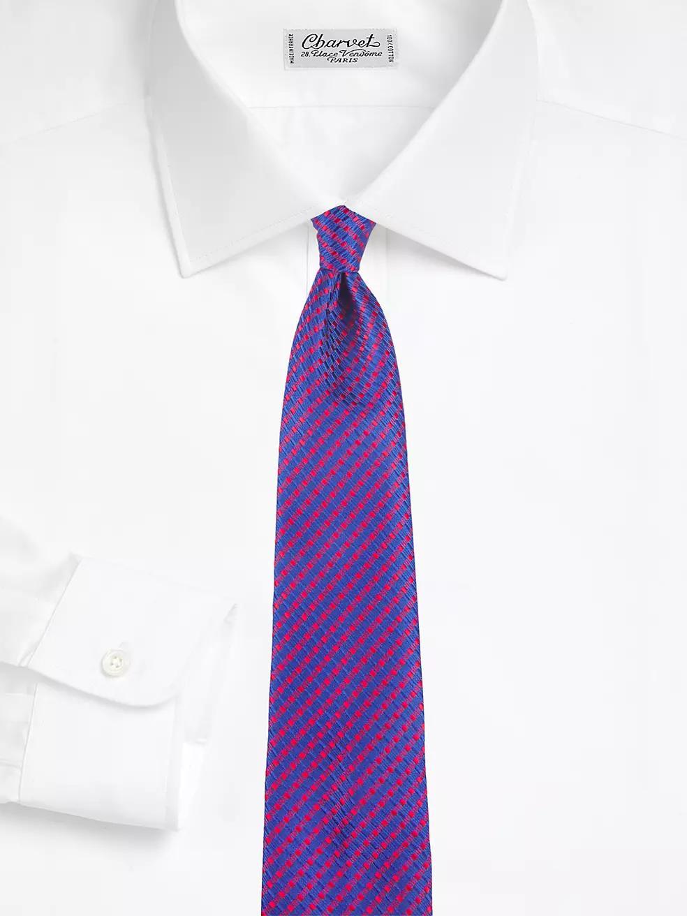 Mens Stripe Seersucker Silk Tie Product Image