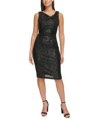 Women's Sequined Sheath Dress Product Image