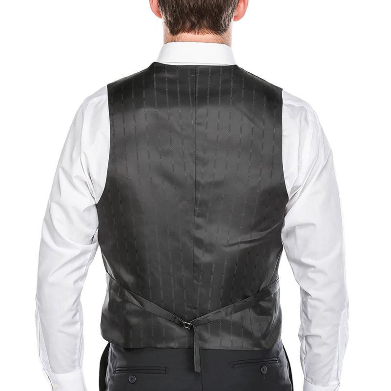 Vanderbilt Collection  - Classic Dress Vest 5 Buttons Regular Fit In Charcoal Product Image