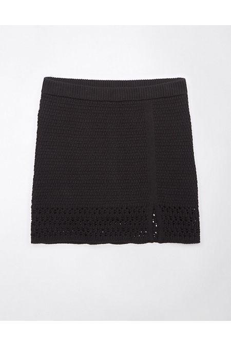 AE High-Waisted Sweater Mini Skort Womens Product Image