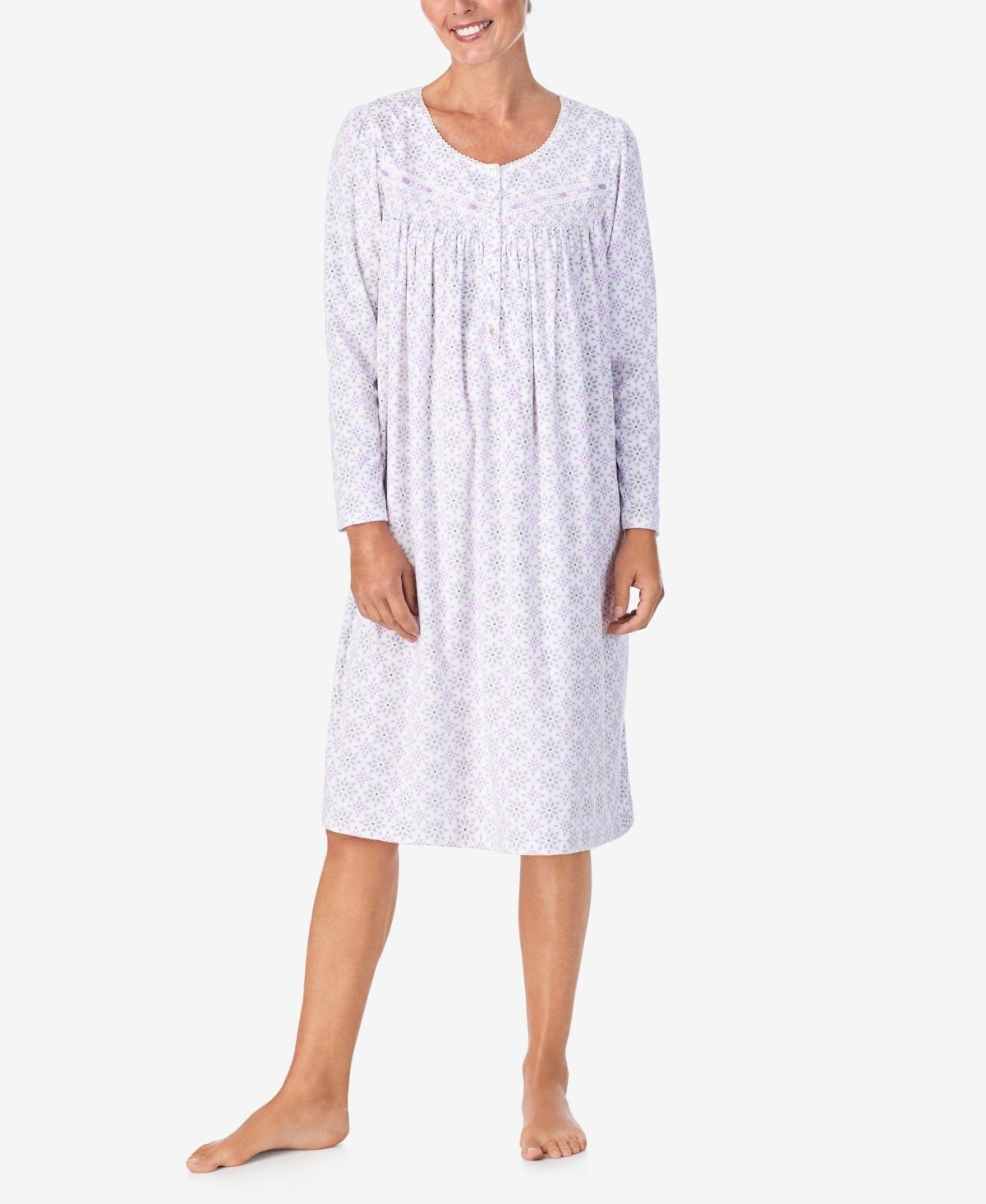 Aria Womens Long Sleeve Nightgown Product Image