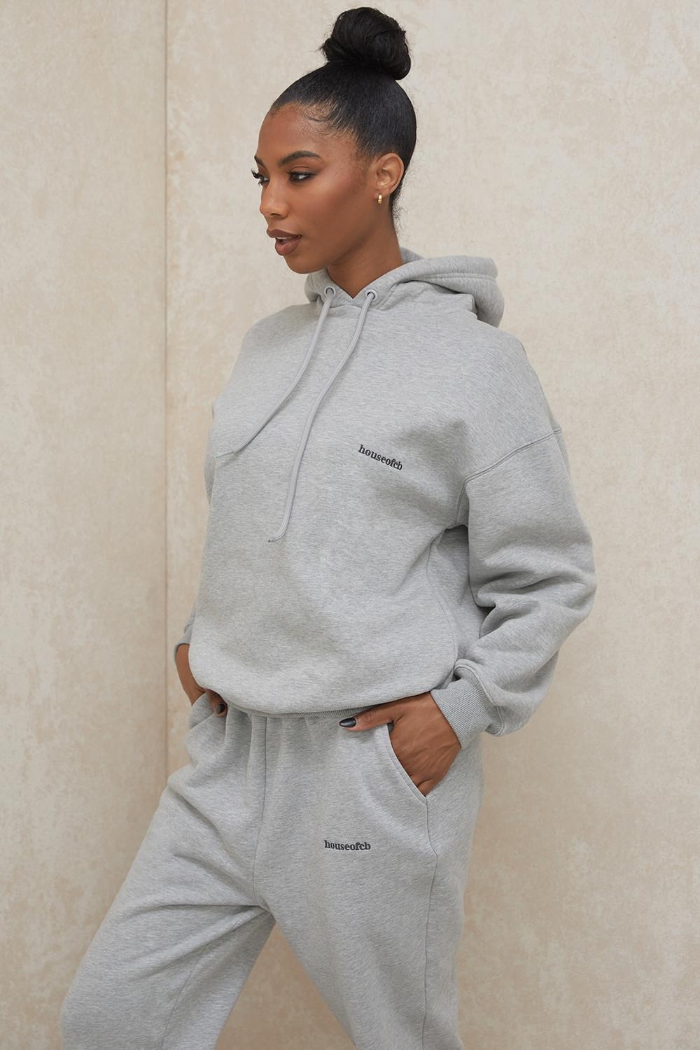 Halo Grey Oversized Hoodie Product Image