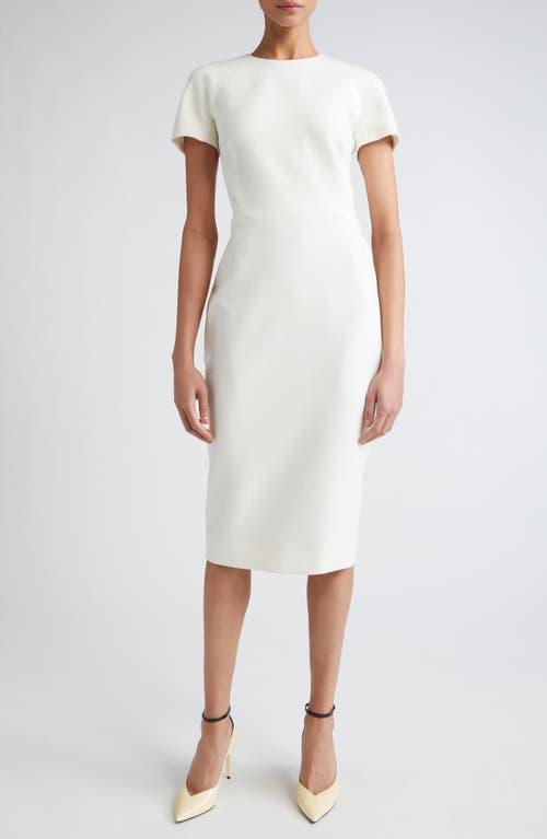 Victoria Beckham Crepe Sheath Dress Product Image