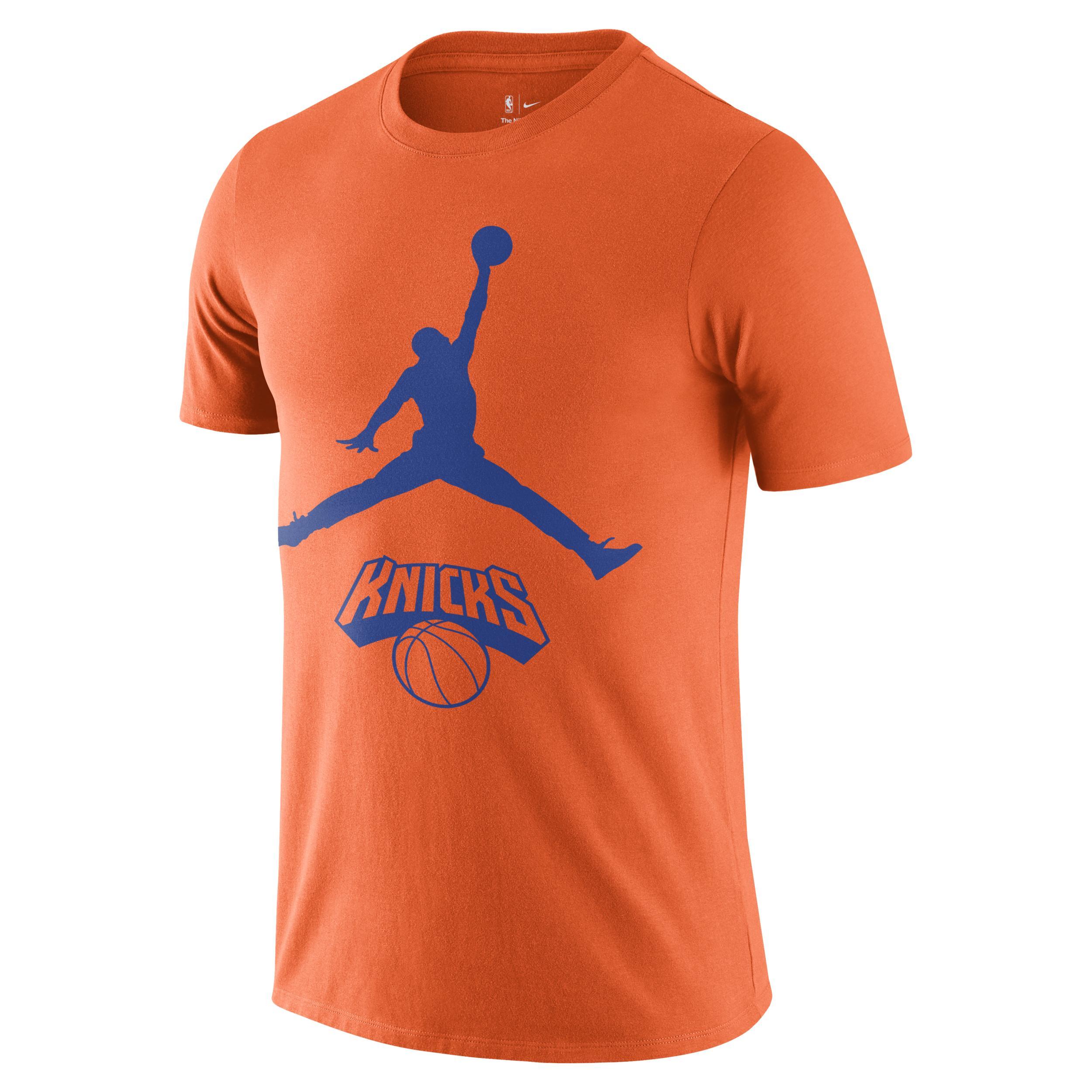 Mens New York Knicks Essential Jordan NBA T-Shirt Product Image