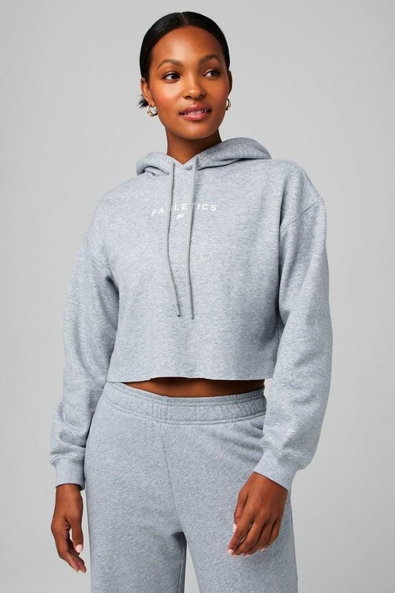 Cozy Fleece Cropped Hoodie Product Image