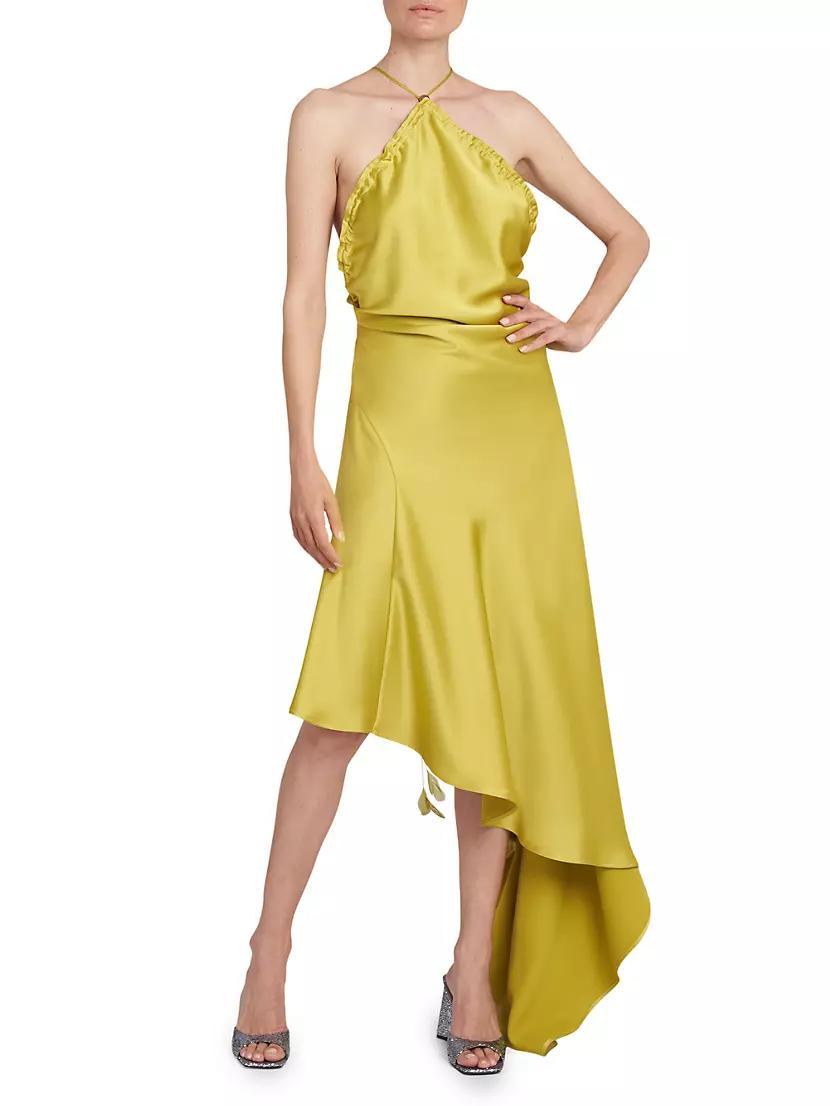 Asymmetric Sleeveless Midi-Dress Product Image