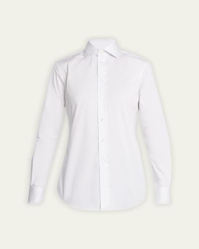 Womens Iconic Style Charmain Stretch Sateen Shirt Product Image