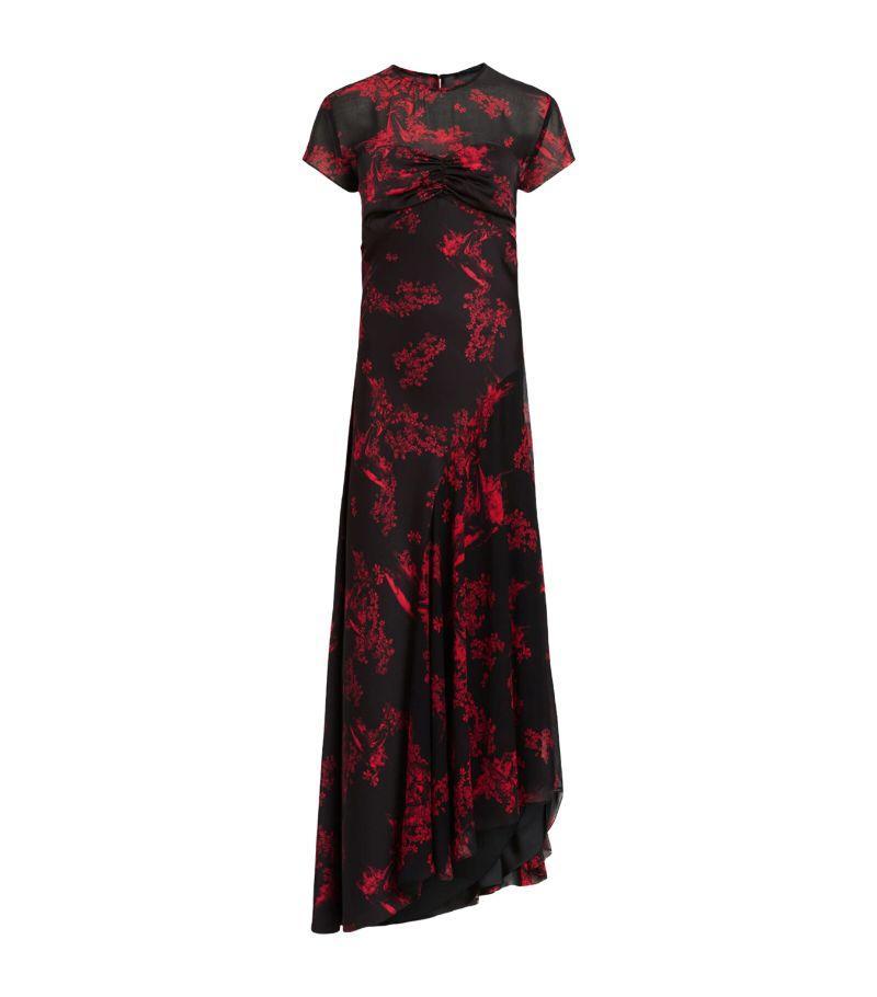 Tasha Dress In Maria Siren Red Product Image