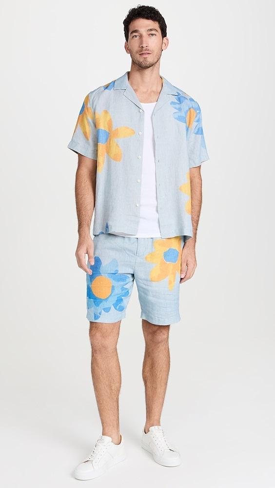 Frescobol Carioca x John Booth Roberto Linen Shirt | Shopbop Product Image