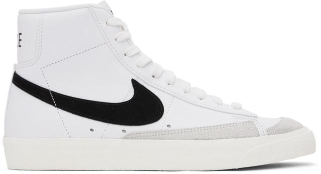 White & Black Blazer Mid '77 Vintage Sneakers In White/black Product Image