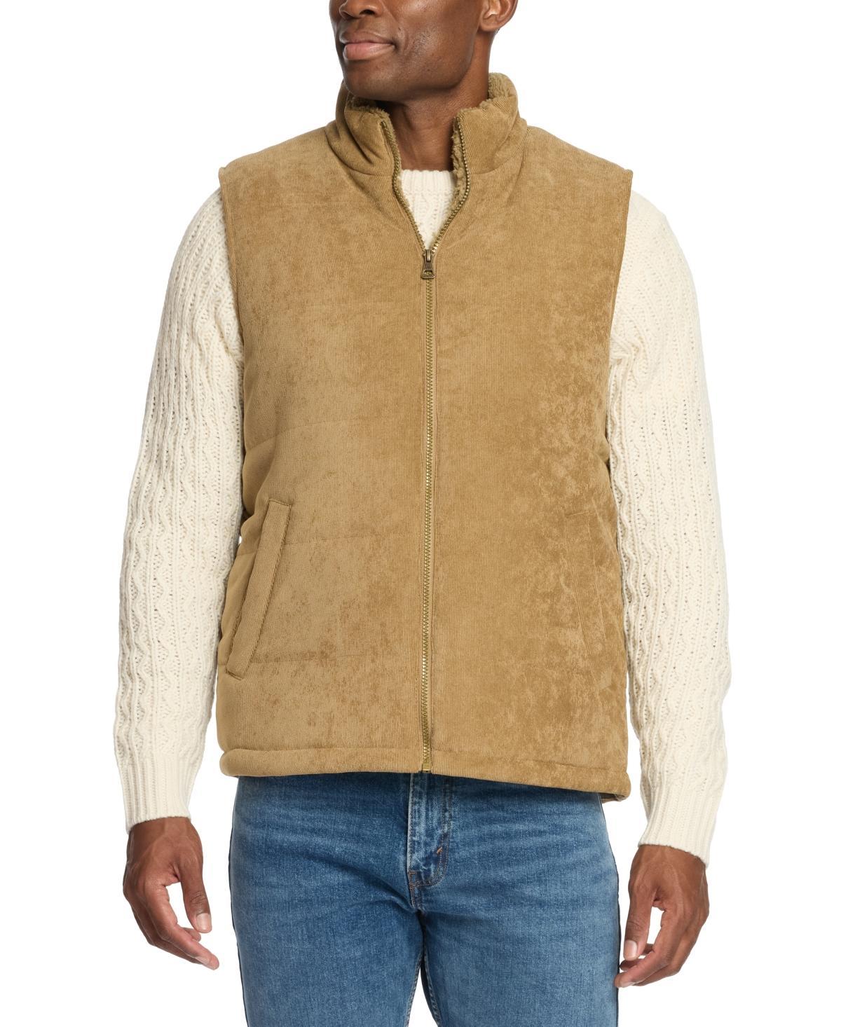 Weatherproof Vintage Mens Corduroy Puffer Vest - Kangaroo Product Image