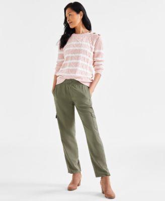 Women's Soft Pull-On Cargo Pants, Created for Macy's Product Image