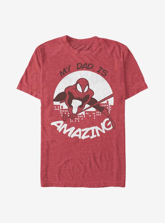 Marvel Spider-Man My Dad Is Amazing T-Shirt Product Image