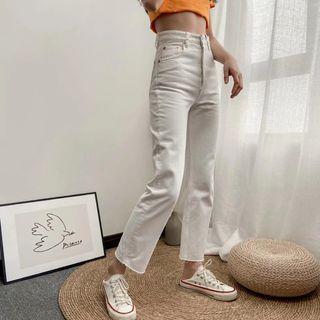 High-Waist Straight Leg Jeans product image