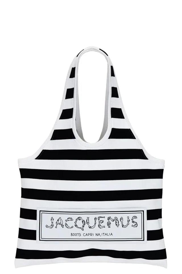 JACQUEMUS Le Tote Marcel In Multi-navy Product Image