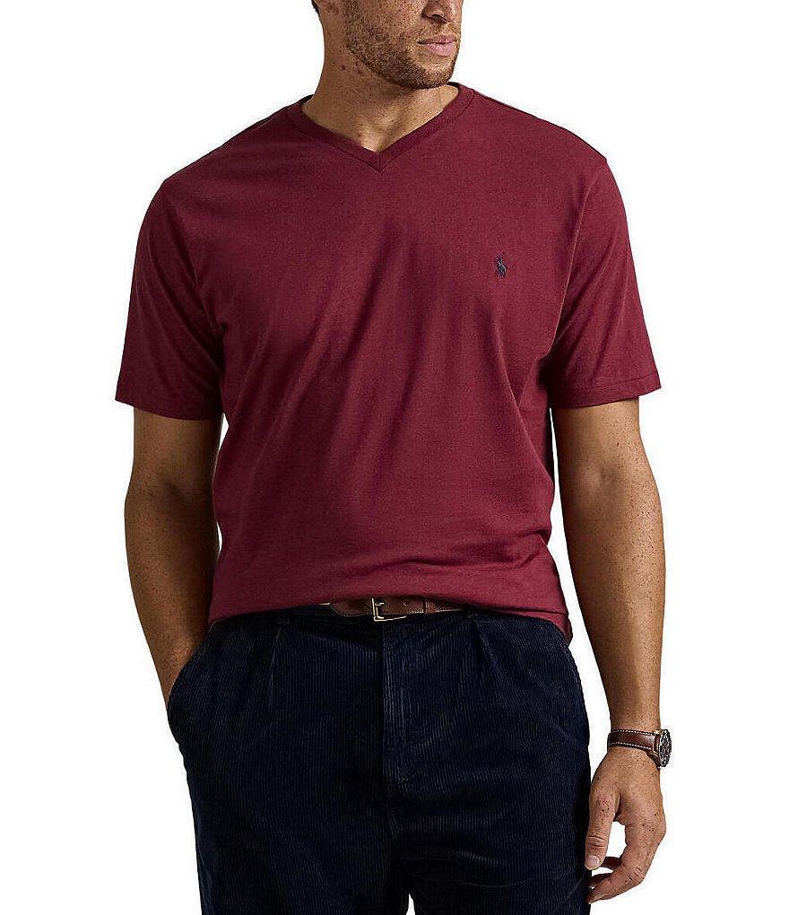 Polo Ralph Lauren Big & Tall Classic Fit Short Sleeve V-Neck T-Shirt Product Image