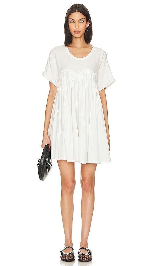 Catalina Mini Dress In White Product Image