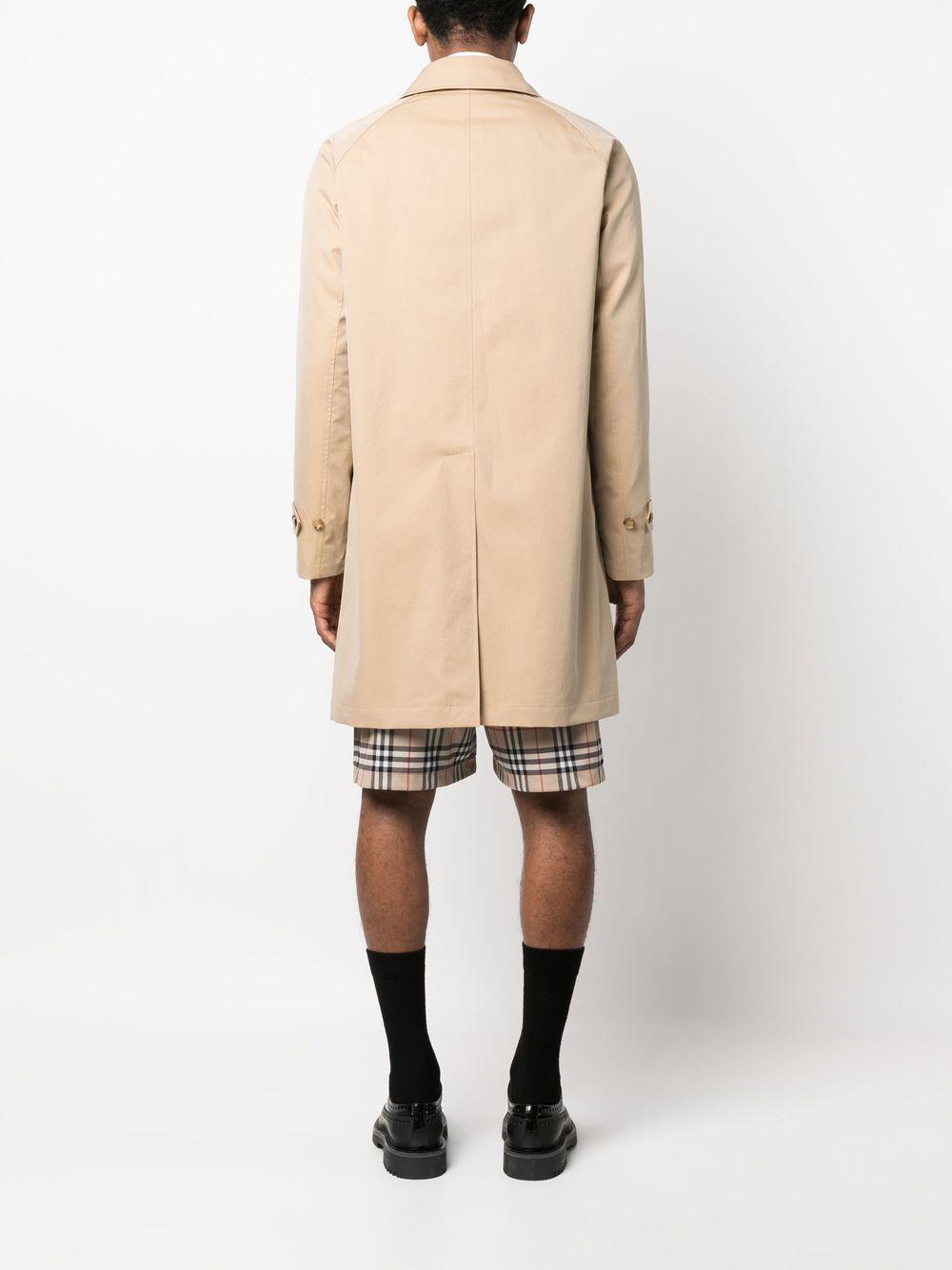 Cotton Trench Coat In Nude & Neutrals Product Image