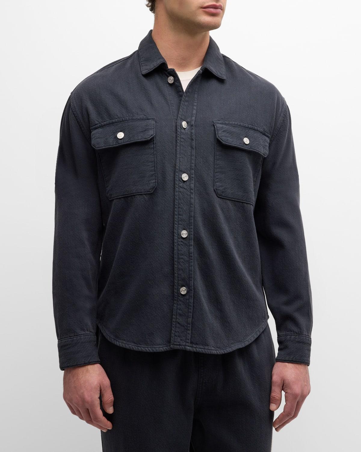 Mens Cotton Terry Overshirt Product Image