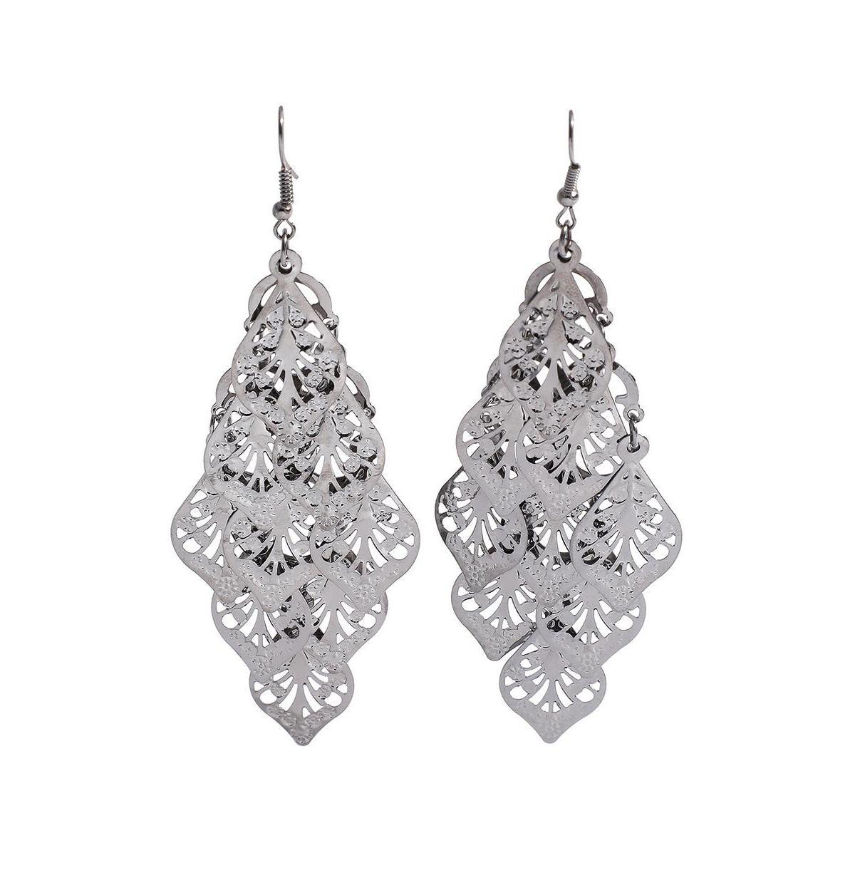 Sohi Womens Foliage Drop Earrings Product Image