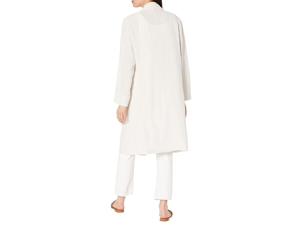 Eileen Fisher Calf Length Trench Coat Women's Clothing Product Image